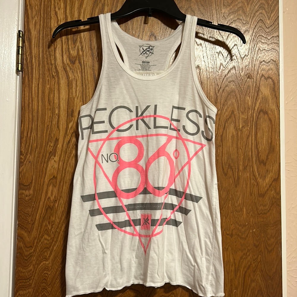 Reckless White Tank XS